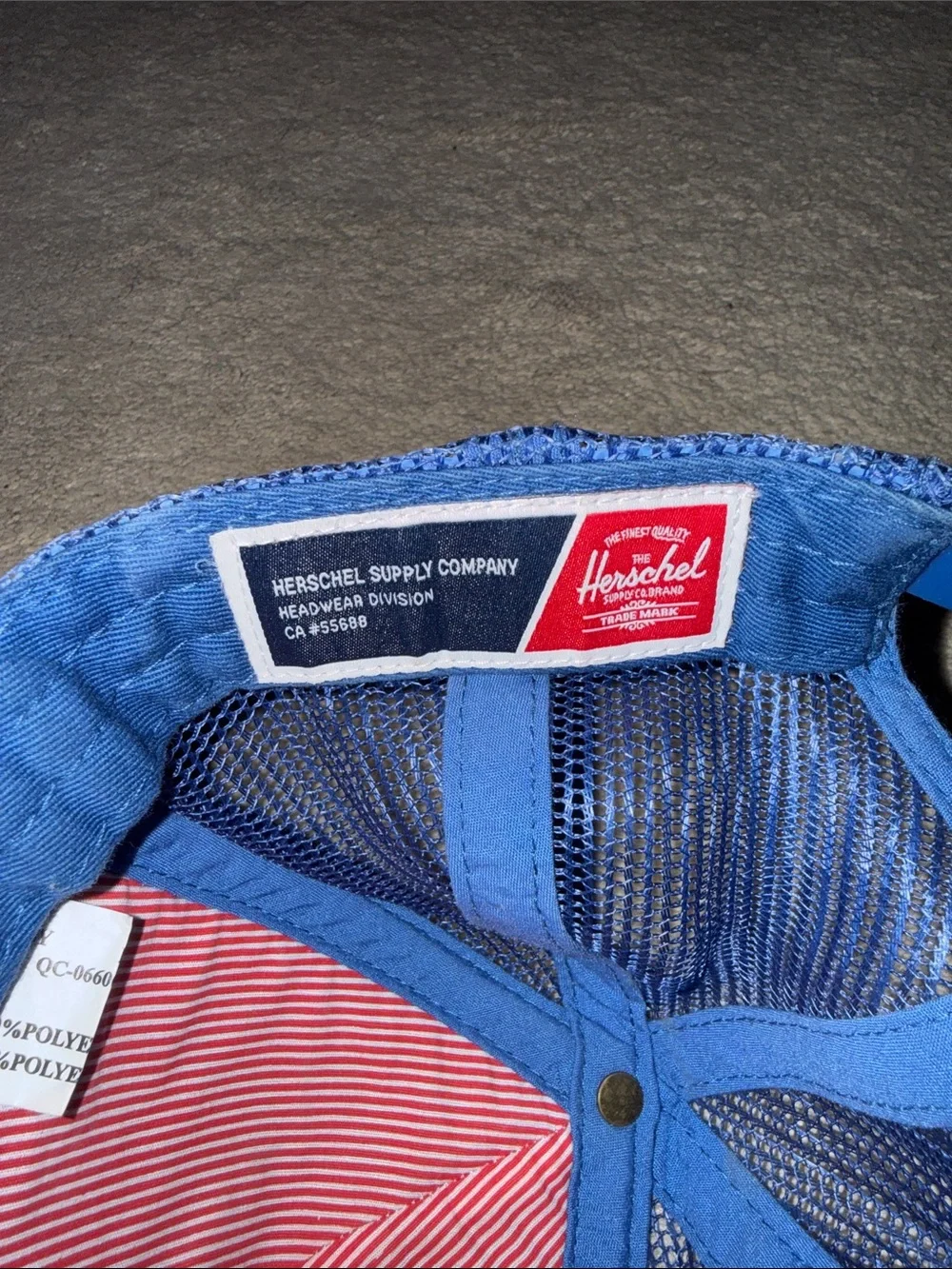 Herschel Supply Company Bright Blue Trucker Hat